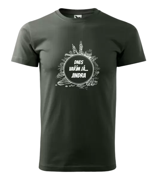 Pánské tričko Dnes vařím já... jméno