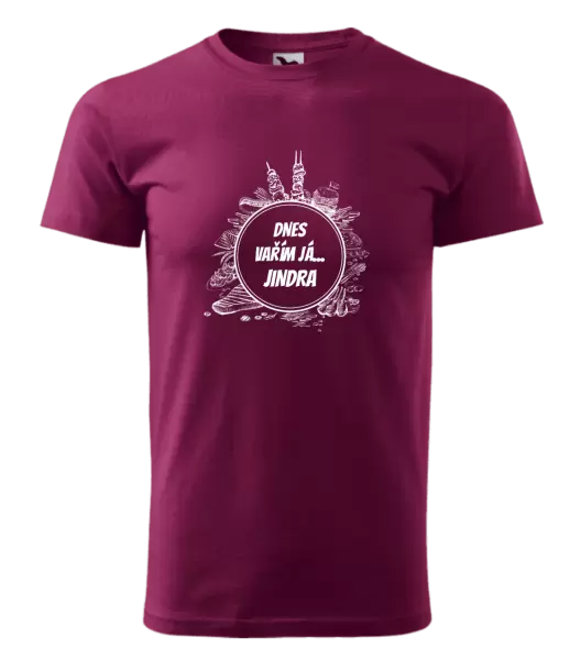 Pánské tričko Dnes vařím já... jméno