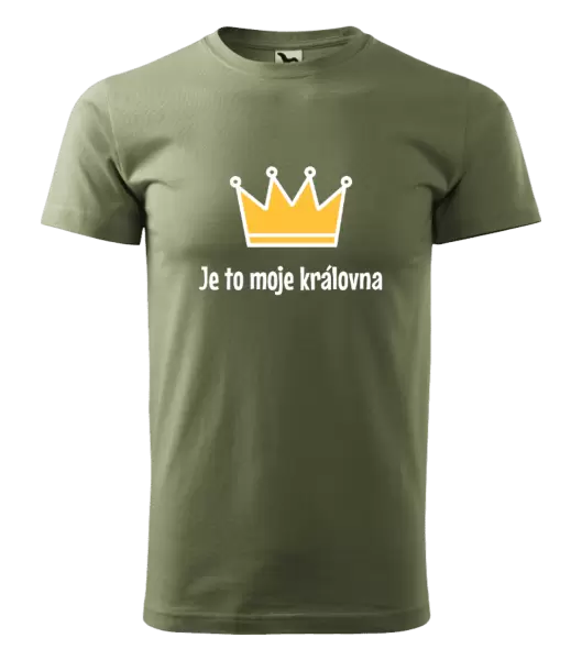 Pánské tričko Je to moje královna