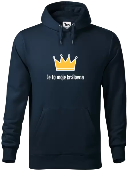 Pánská mikina Je to moje královna