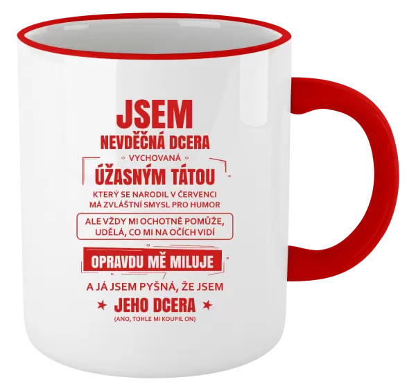 Hrnek Tátova nevděčná dcera