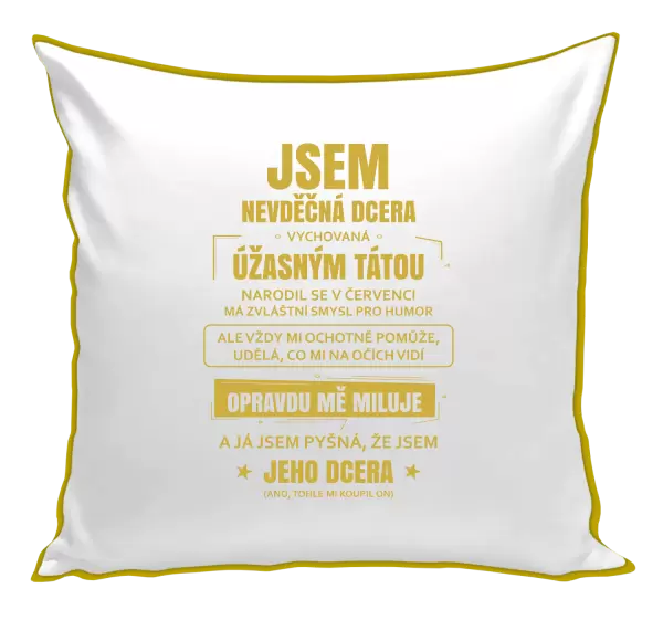 Polštář Tátova nevděčná dcera