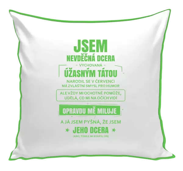 Polštář Tátova nevděčná dcera