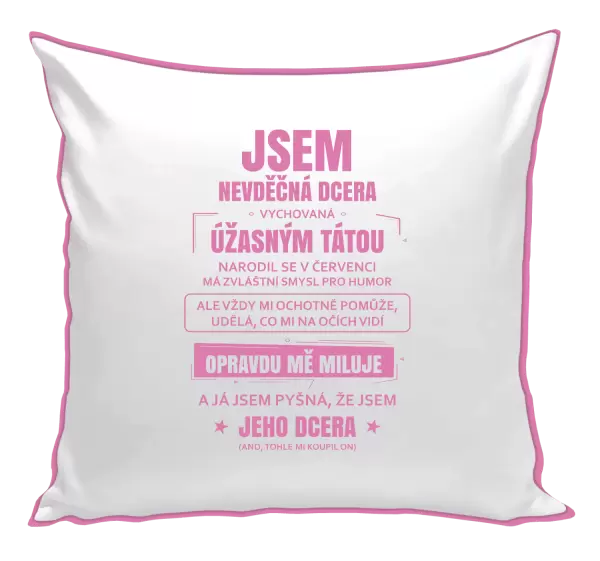 Polštář Tátova nevděčná dcera