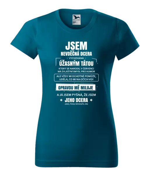 Dámské tričko Tátova nevděčná dcera