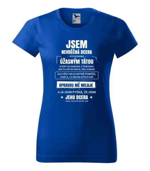 Dámské tričko Tátova nevděčná dcera