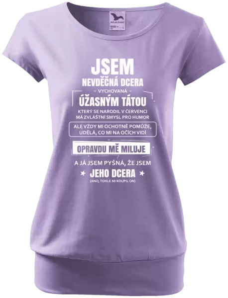 Dámské tričko Tátova nevděčná dcera