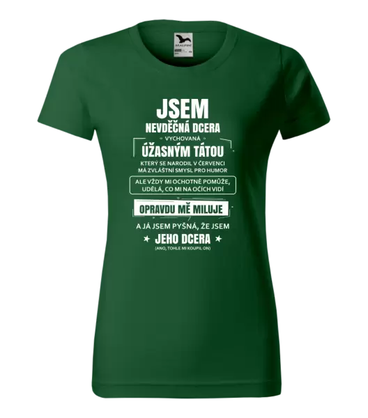 Dámské tričko Tátova nevděčná dcera