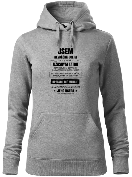 Dámská mikina Tátova nevděčná dcera