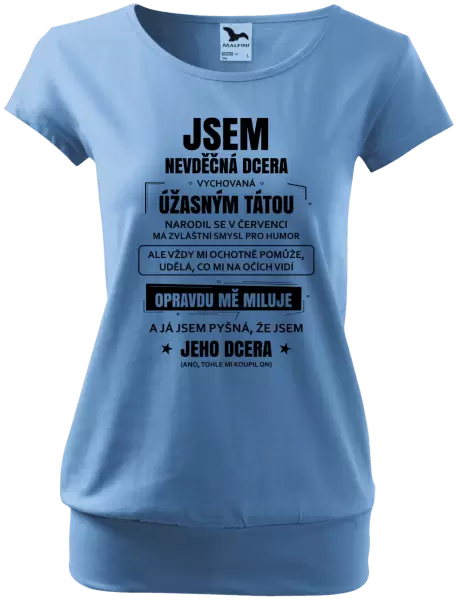 Dámské tričko Tátova nevděčná dcera