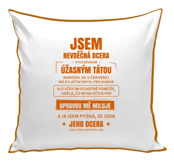 Polštář Tátova nevděčná dcera
