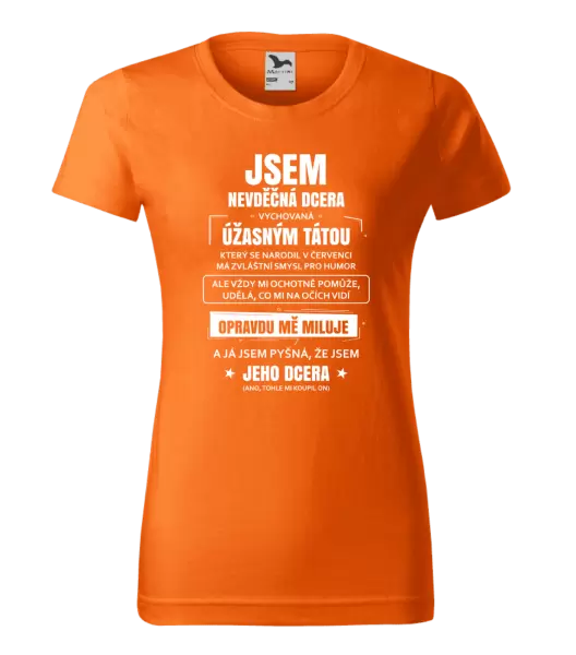 Dámské tričko Tátova nevděčná dcera