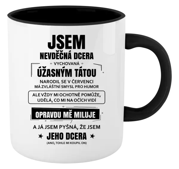 Hrnek Tátova nevděčná dcera