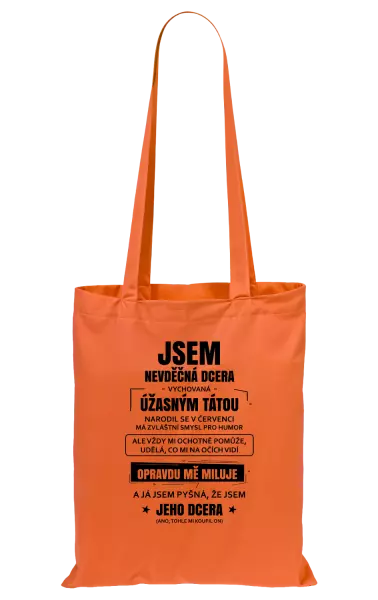 Látková taška Tátova nevděčná dcera