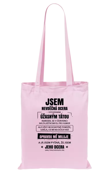 Látková taška Tátova nevděčná dcera