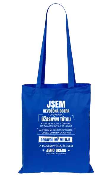 Látková taška Tátova nevděčná dcera