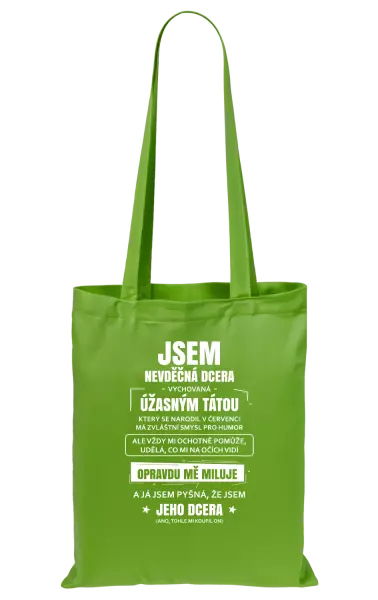 Látková taška Tátova nevděčná dcera