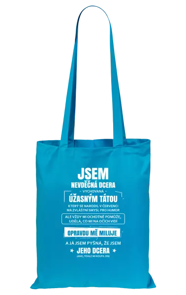 Látková taška Tátova nevděčná dcera