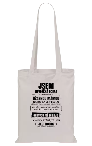 Látková taška Mámina nevděčná dcera