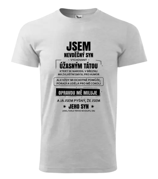 Pánské tričko Tátův nevděčný syn