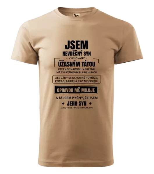 Pánské tričko Tátův nevděčný syn