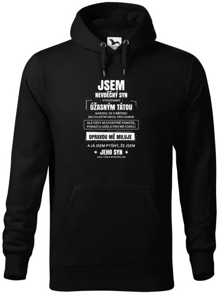 Pánská mikina Tátův nevděčný syn