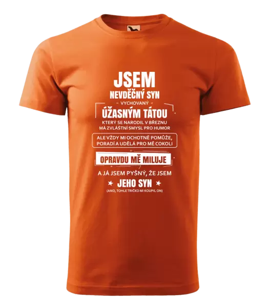 Pánské tričko Tátův nevděčný syn