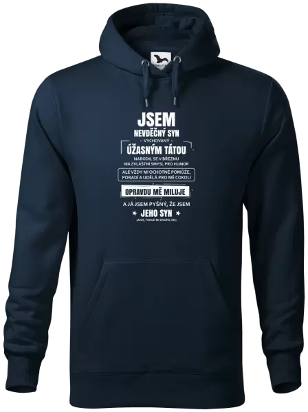 Pánská mikina Tátův nevděčný syn