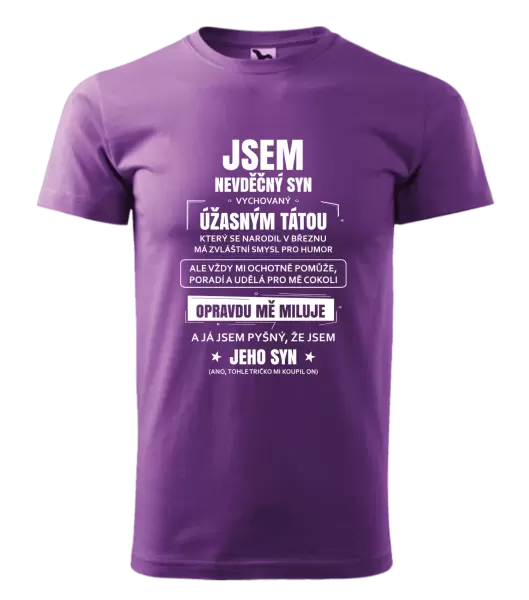 Pánské tričko Tátův nevděčný syn
