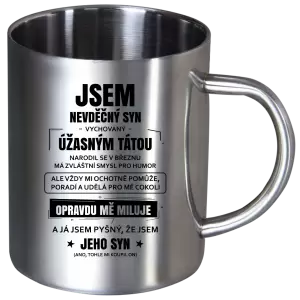 Nerezový hrnek Tátův nevděčný syn