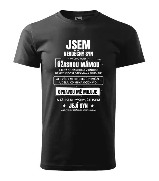 Pánské tričko Mámin nevděčný syn