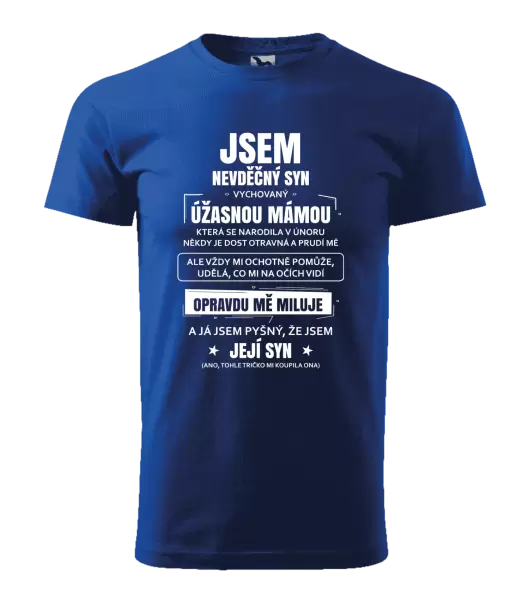 Pánské tričko Mámin nevděčný syn