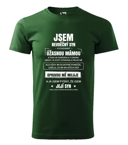 Pánské tričko Mámin nevděčný syn