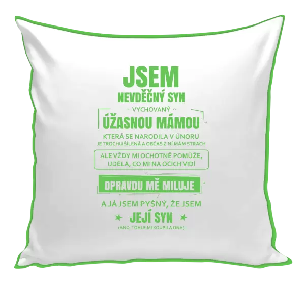 Polštář Mámin nevděčný syn