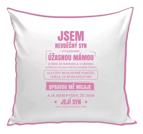 Polštář Mámin nevděčný syn