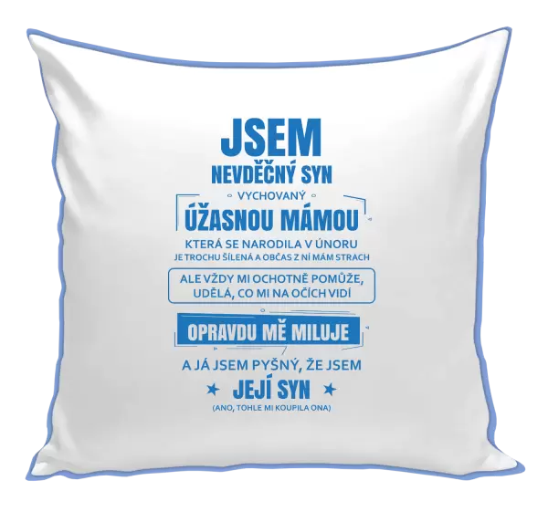 Polštář Mámin nevděčný syn
