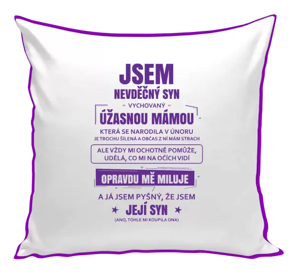 Polštář Mámin nevděčný syn