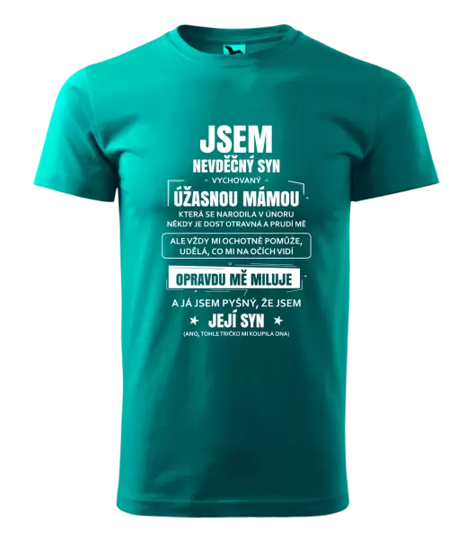 Pánské tričko Mámin nevděčný syn
