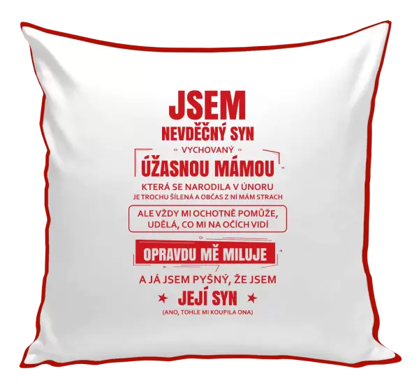 Polštář Mámin nevděčný syn