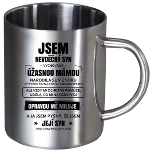 Nerezový hrnek Mámin nevděčný syn