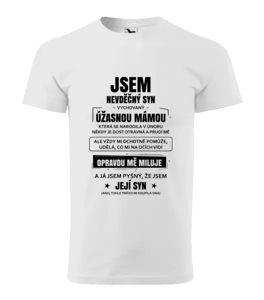 Pánské tričko Mámin nevděčný syn