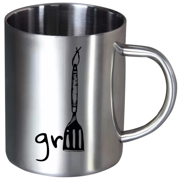 Nerezový hrnek Grill