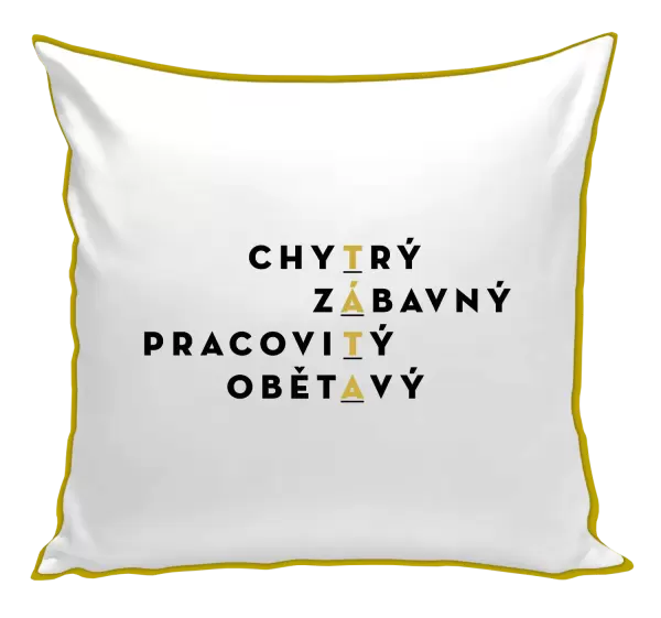 Polštář Táta - křížovka