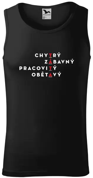 Pánské tílko Táta - křížovka