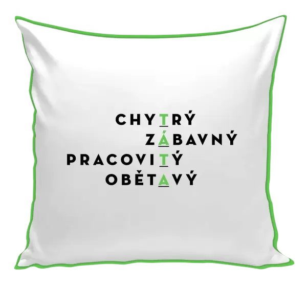 Polštář Táta - křížovka