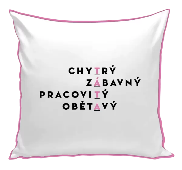 Polštář Táta - křížovka