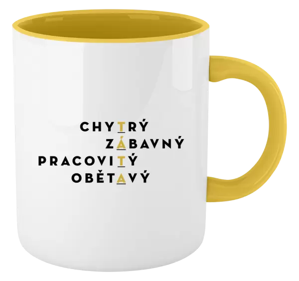 Hrnek Táta - křížovka