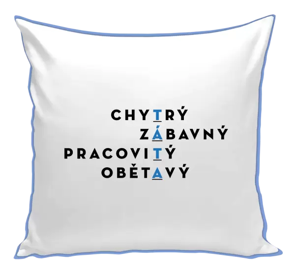 Polštář Táta - křížovka