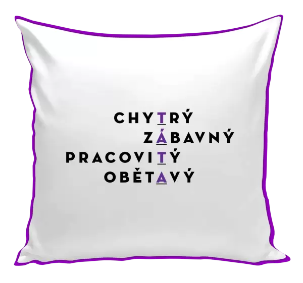 Polštář Táta - křížovka