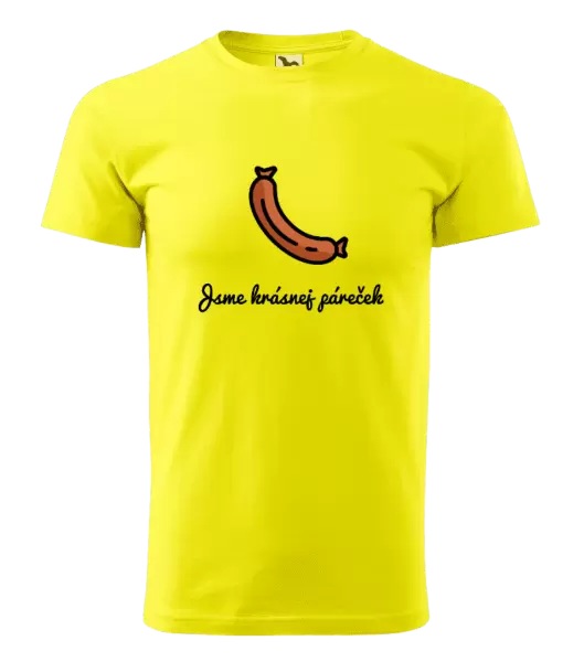 Pánské tričko Jsme krásnej páreček - on